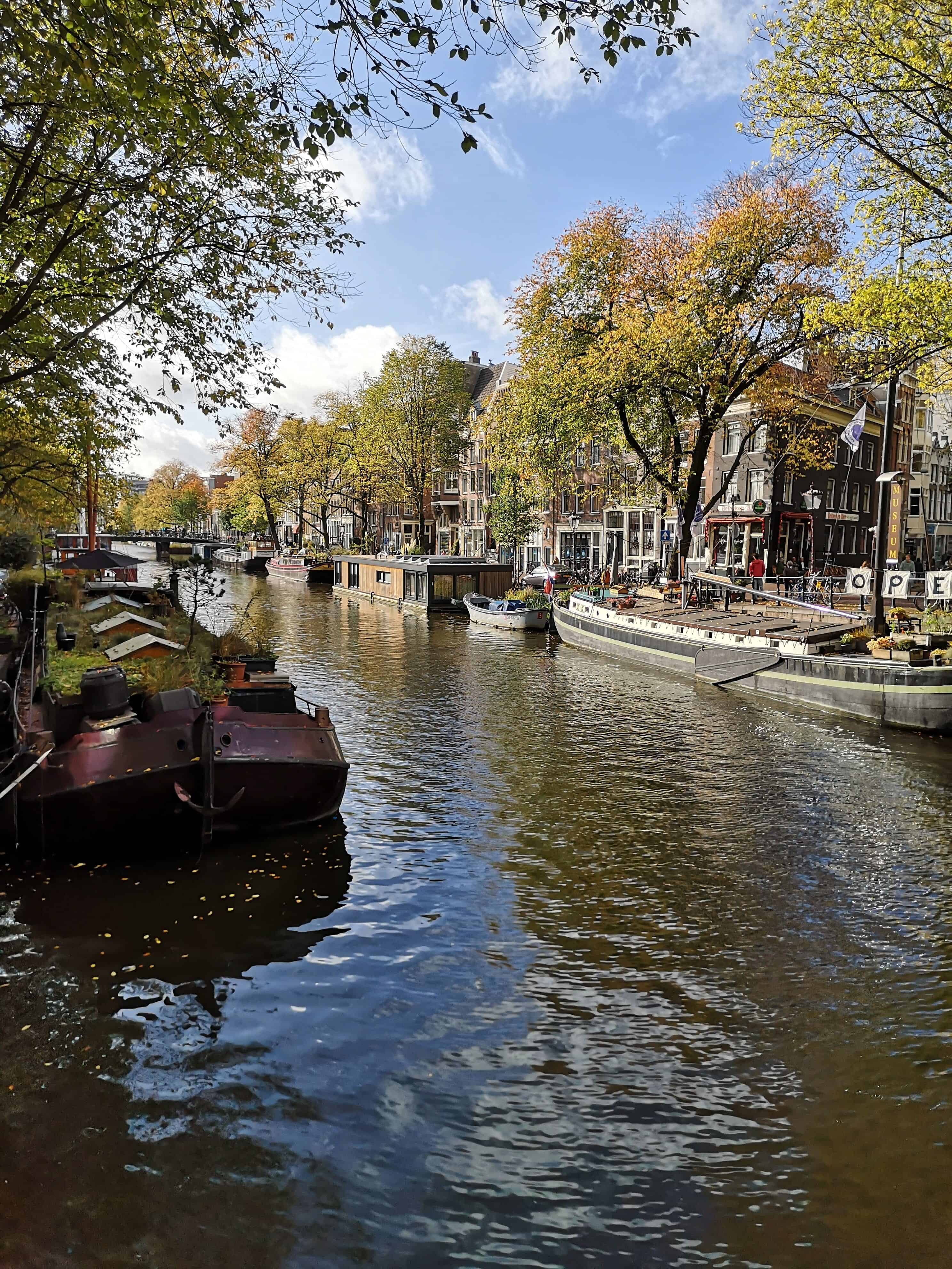 Amsterdam Kanal Reise Zug