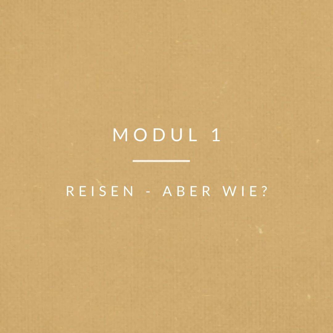 Modul 1 Reisen aber wie?