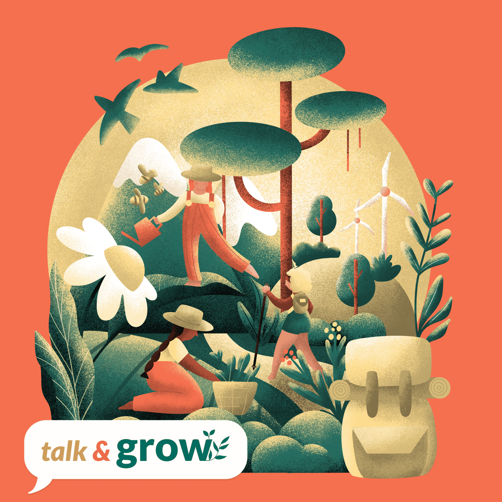 talk & grow Website Logo